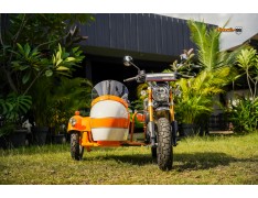 Sidecar Kit for Honda Monkey Yellow Classic Edition